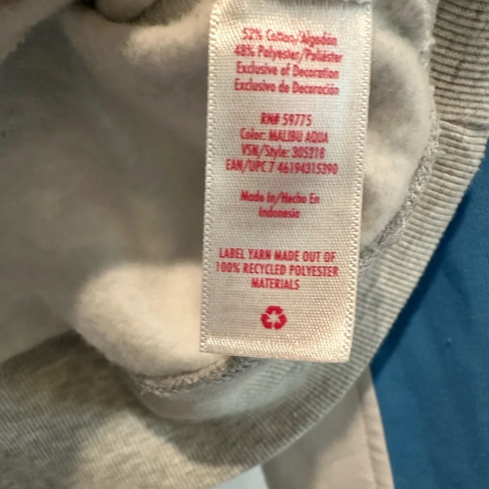 Justice Girls Medium Gymnast Hoodie & Joggers Set – Malibu Aqua - EUC